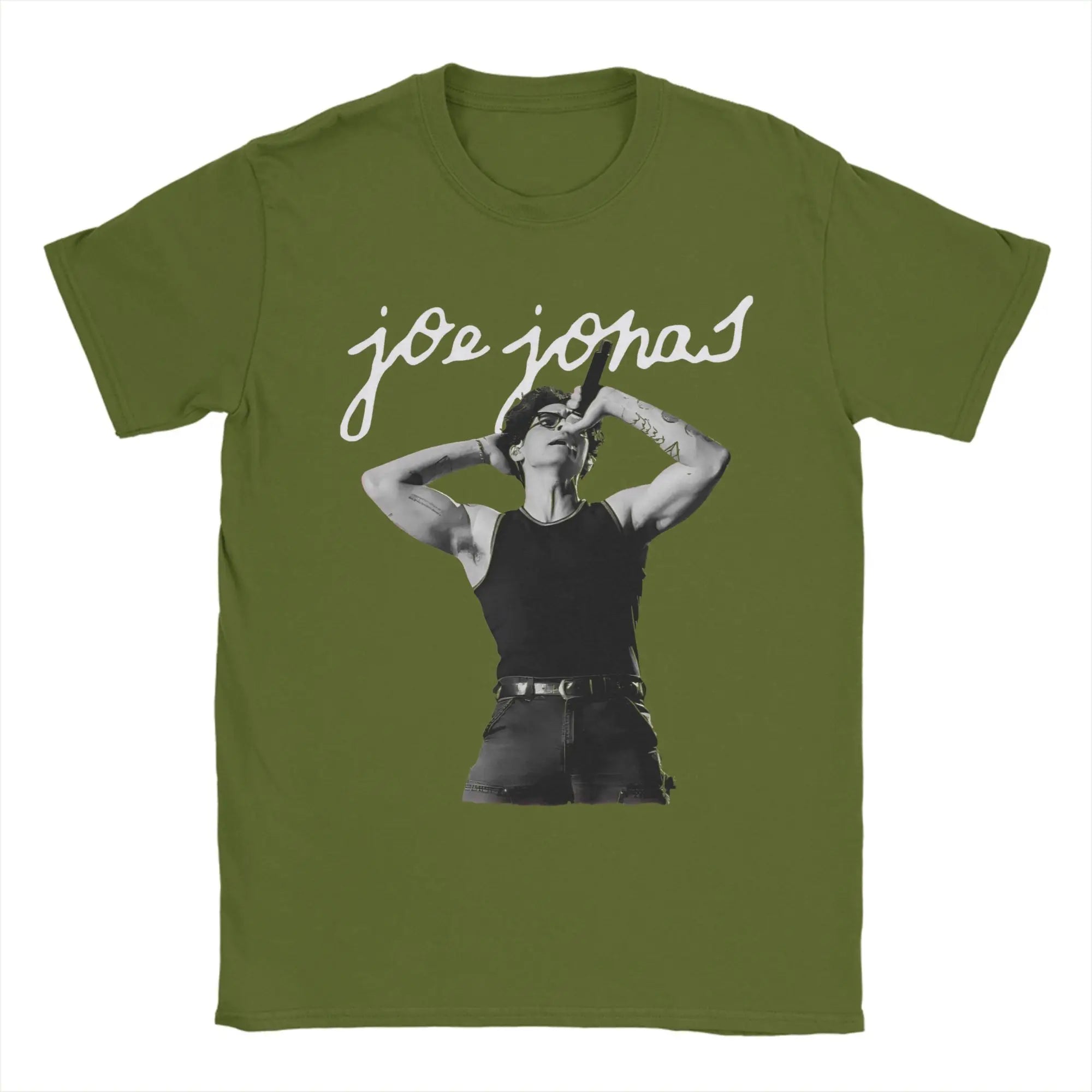 Joe Jonas Joecation Men T Shirts  Novelty Tee Shirt Short Sleeve O Neck T-Shirts Cotton 4XL 5XL 6XL Tops