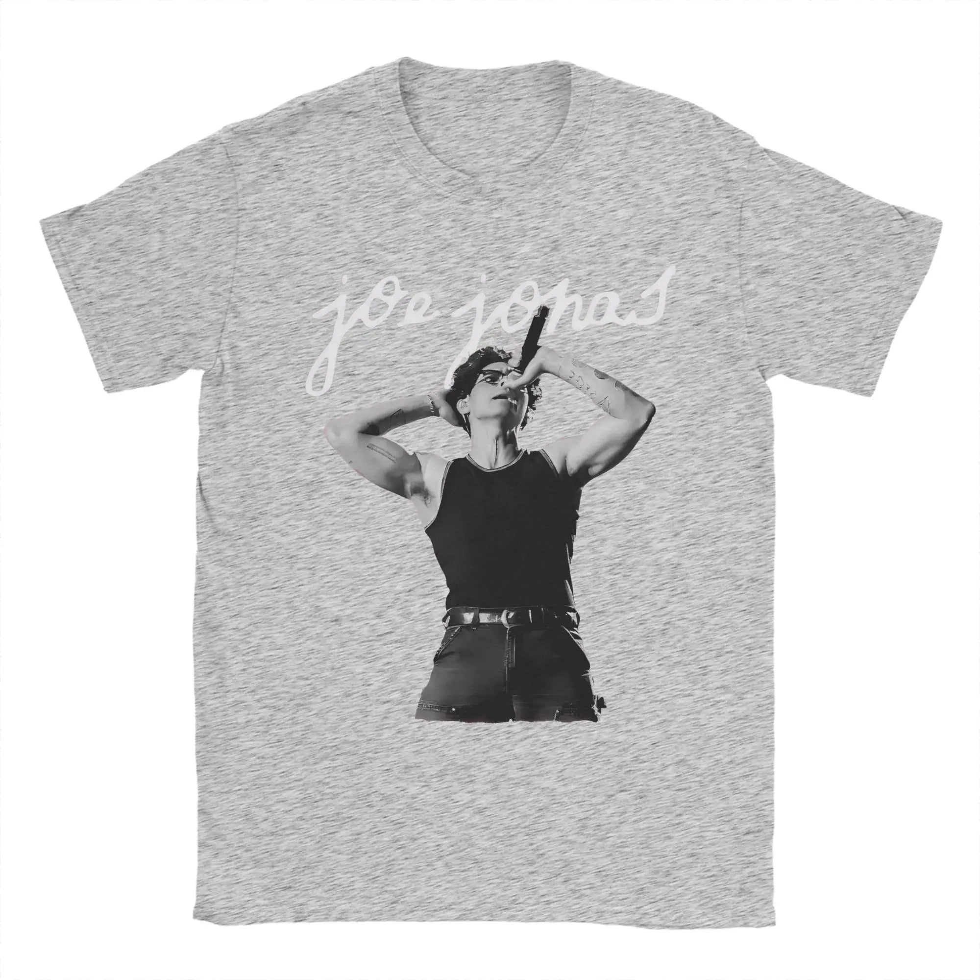 Joe Jonas Joecation Men T Shirts  Novelty Tee Shirt Short Sleeve O Neck T-Shirts Cotton 4XL 5XL 6XL Tops