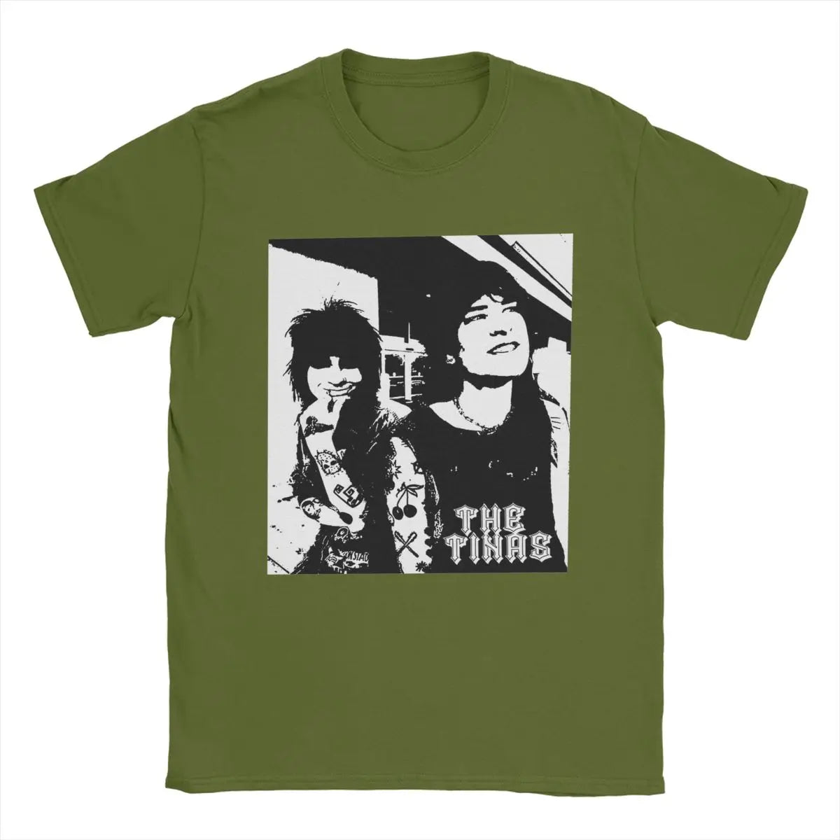 Jake Webber Johnnie Guilbert The Tinas T Shirts for Men Cotton Vintage T-Shirts Round Neck Tees Short Sleeve Clothes Summer