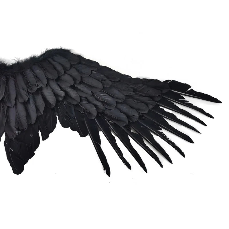Angel Wings White Feather Swallow Shaped Wing Costume Cosplay Adult Children's Performance Halloween Props Bridal Wedding Decor