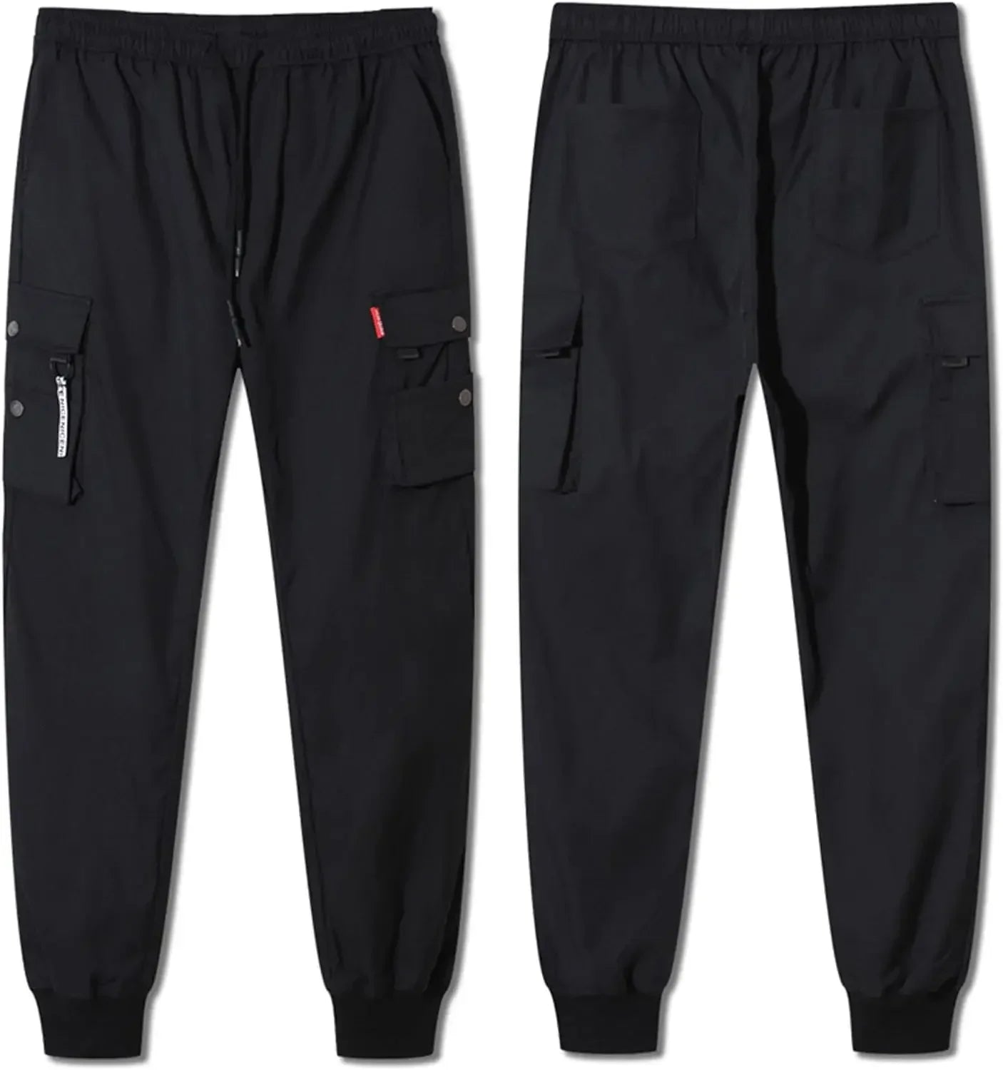 Black Work Pants for Women in Spring and Autumn 2024 New Ins Trendy and Versatile Slimming Elastic Ankle-Length Sports Pants