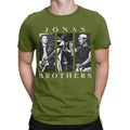 Men T-Shirts Music Brothers Tour 2025 Jonas Concert Funny 100% Cotton Tee Short Sleeve Band Legend T Shirt Crewneck Tops Classic