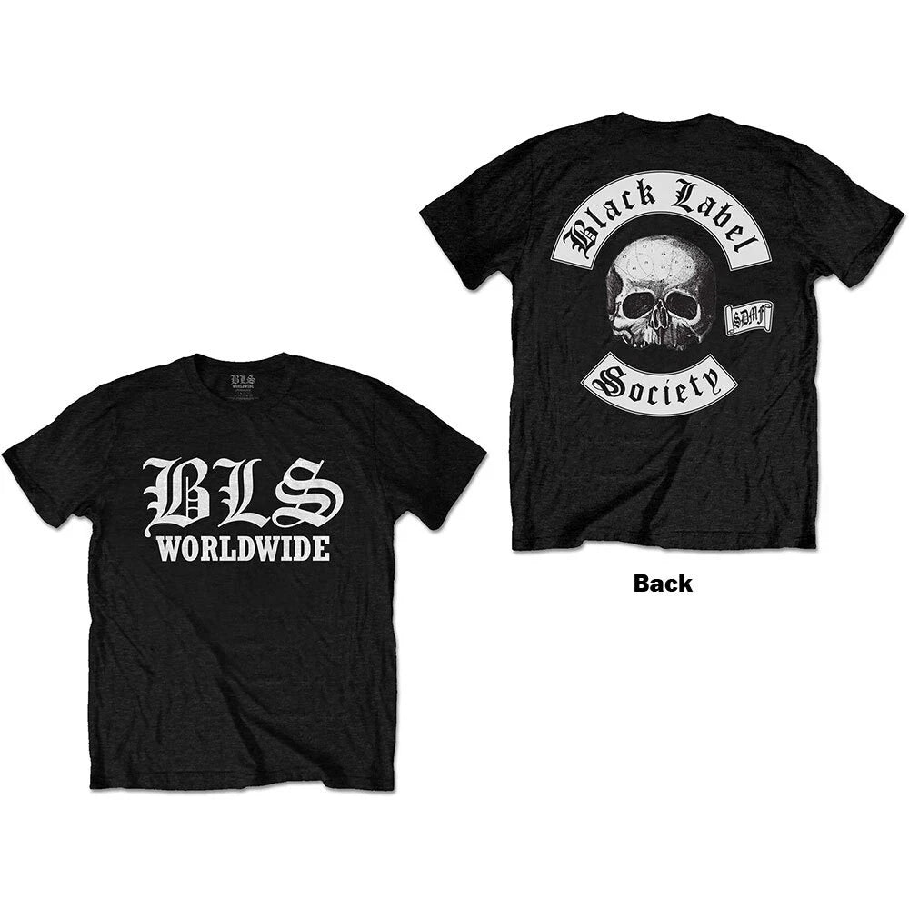 Black Label Society Worldwide Official Tee T-Shirt Unisex Men Women Fashion Street Sports Short Sleeve Cotton Street Hip Hop