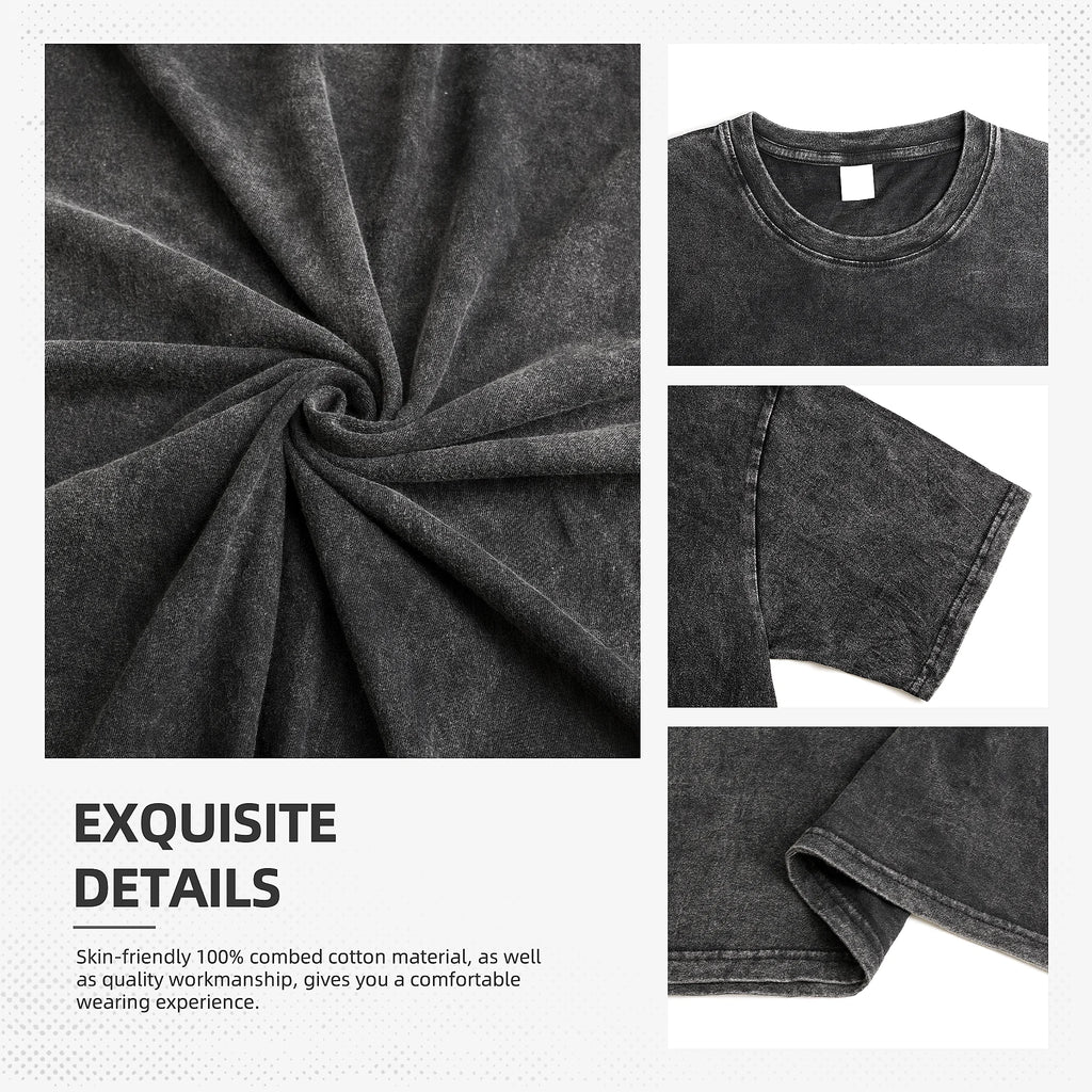 BLACK VEILs BRIDES BAND rock metal band  T Shirts Hip Hop Washed Cotton Harajuku T-Shirt  Retro for Men Women Streetwear Tees