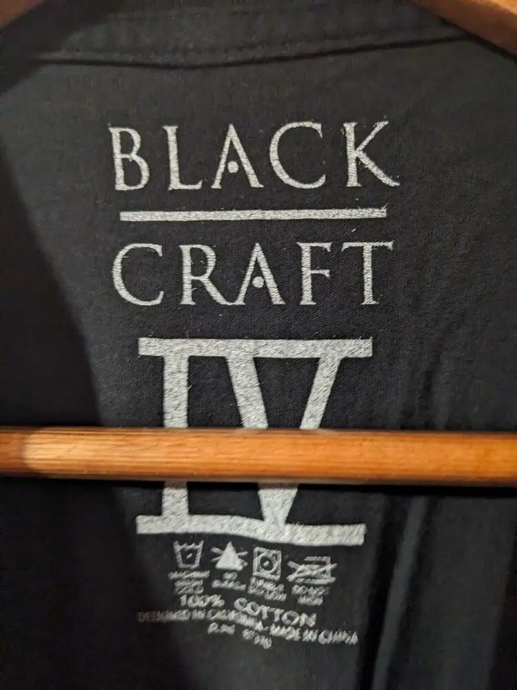 Blackcraft Cult Strange and Unusual Cat Woman's Large Black T-Shirt