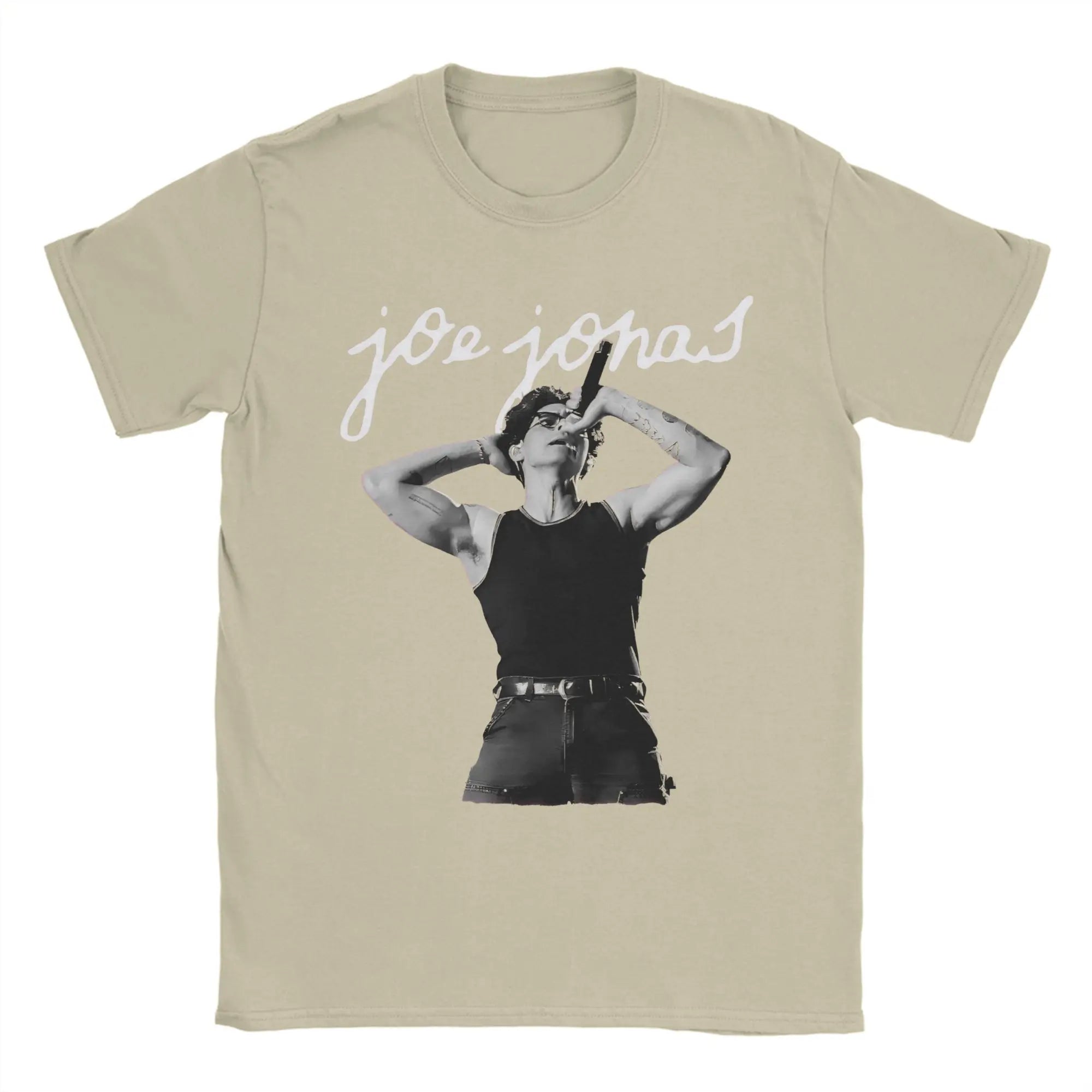 Joe Jonas Joecation Men T Shirts  Novelty Tee Shirt Short Sleeve O Neck T-Shirts Cotton 4XL 5XL 6XL Tops