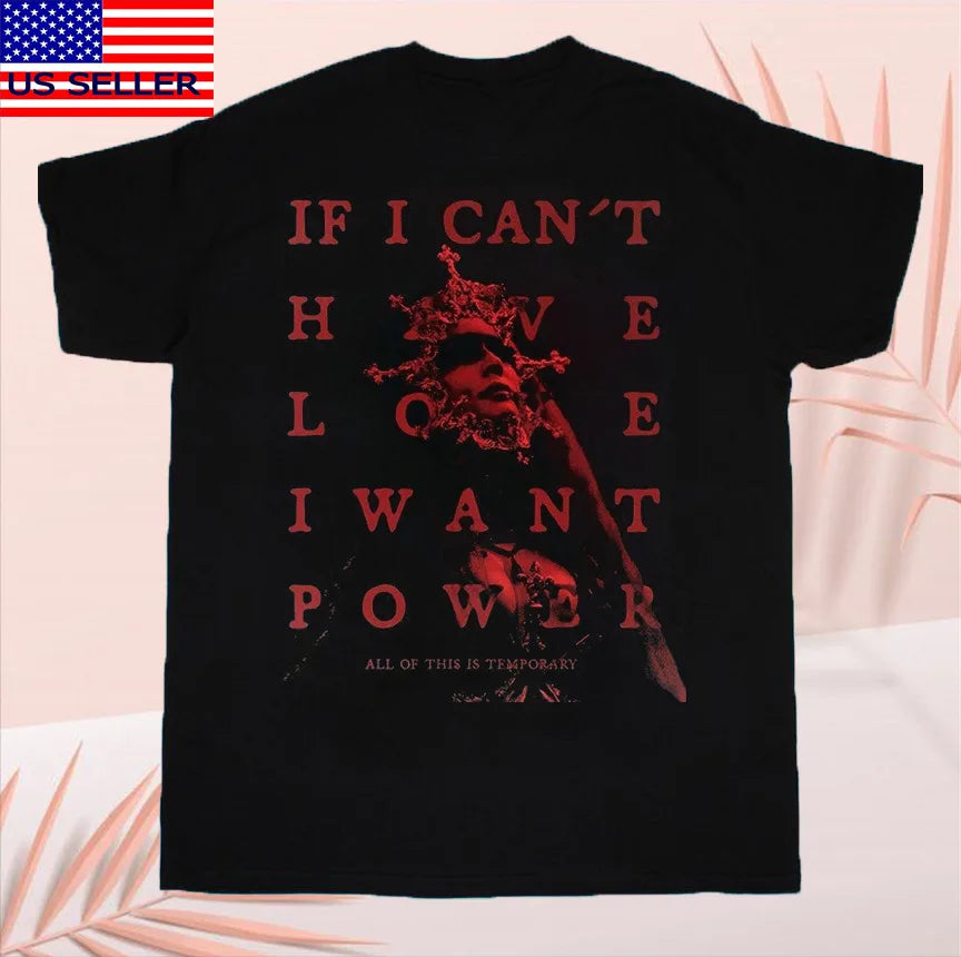 Halsey All Of This Is Temporary Black Tee Unisex T-Shirt Cotton Full Size