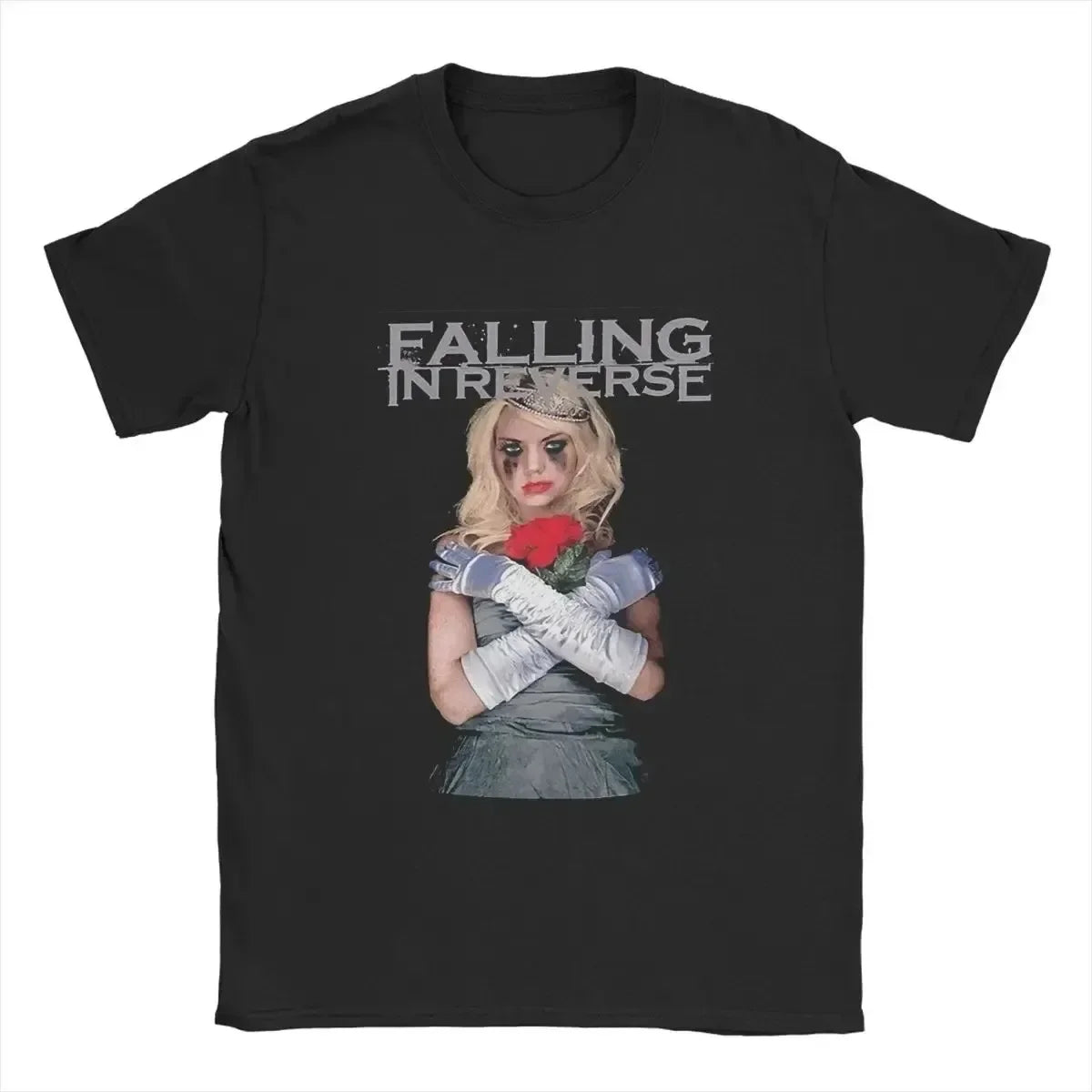 2025 Vintage Falling in Reverse Band T-shirt Short Sleeve Summer Tshirts Hip Hop Men Women Clothes Fans Tee Tops Clothing